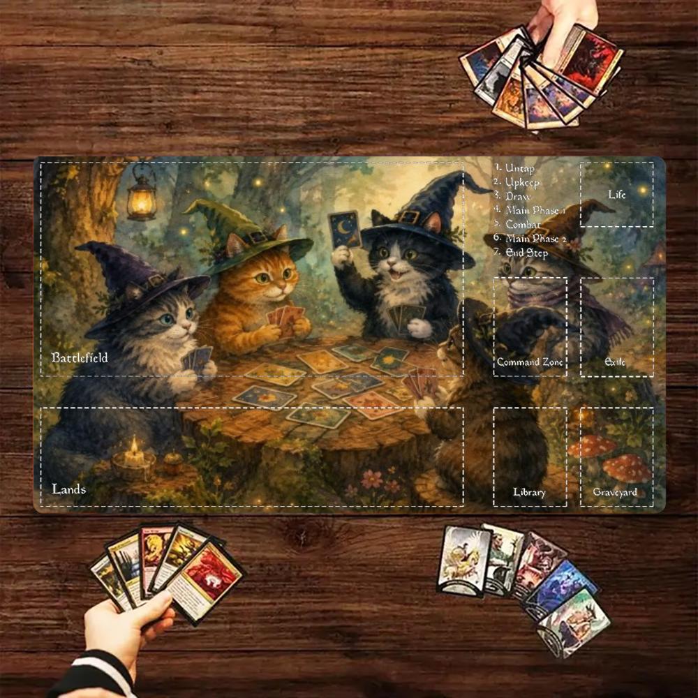 Door Mat Blank - Tappetino da Gioco Witch Cats Magic