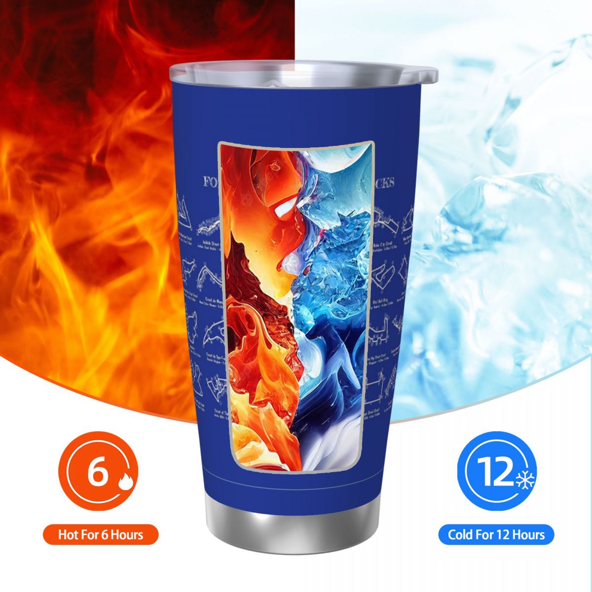 Tracce da corsa F1 (stencil bi - Tumbler 20Oz White recensione e prezzo